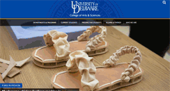 Desktop Screenshot of cas.udel.edu