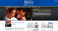 Desktop Screenshot of bio.udel.edu