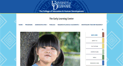 Desktop Screenshot of elc.udel.edu