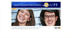 Desktop Screenshot of life.psych.udel.edu