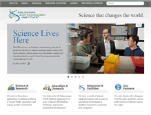 Tablet Screenshot of dbi.udel.edu