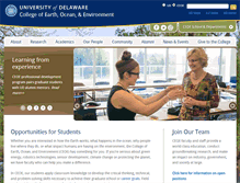 Tablet Screenshot of ceoe.udel.edu