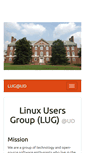 Mobile Screenshot of lug.udel.edu