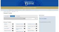 Desktop Screenshot of guides.lib.udel.edu