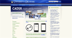 Desktop Screenshot of cadsr.udel.edu