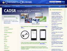 Tablet Screenshot of cadsr.udel.edu