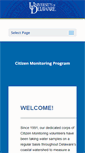 Mobile Screenshot of citizen-monitoring.udel.edu