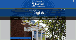 Desktop Screenshot of english.udel.edu