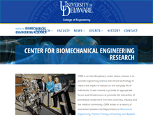 Tablet Screenshot of cber.udel.edu
